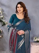 Chiffon Floral Printed Saree for Women 