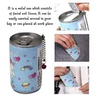 Pink Panda Velvet School Bag and Mini Portable Wet Wipes Tissue 2 Can for Cleaning Face Body 