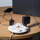 Universal Multi Plug Round Extension Cord 