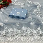 Organza Embroidered Saree for Women 