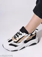 Shoetopia Colorblocked Mesh Sneakers for Girls 
