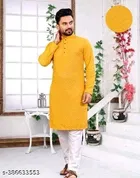 Embellished Mandarin Neck Kurta for Men 