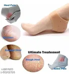 Silicone Gel Heel Socks with Heel Protector for Unisex 