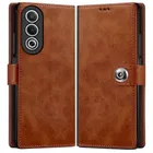 Artificial Leather Mobile Flip Cover for OPPO CPH2753 /Oppo_K13x 5G 