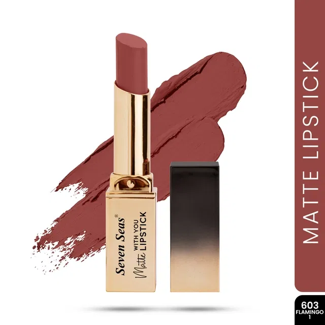 Seven Seas Lipstick for Women, Nude Plum (3.5g)
