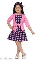 Crepe Frock for Girls 