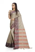 Cotton Embellished Saree for Women 