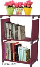 Open Book Shelf (Maroon)