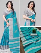 Art Silk Printed Saree for Women 
