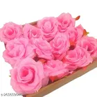 Polyester Artificial Rose Flowers 