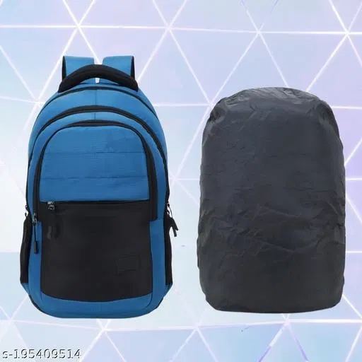 Nylon Backpack for Men & Women, Blue
