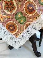 PVC Table Cover, Multicolor, 40x60 Inches