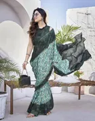 Chiffon Printed Saree for Women 