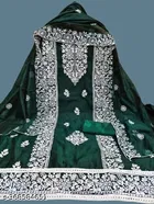 Chanderi Cotton Embroidered Punjabi/All Over Suits for Women 