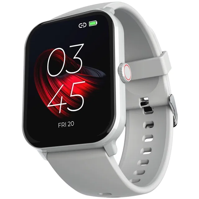 beatXP Marv Neo 1.85'' HD Display with 550 Nits Brightness with Bluetooth Calling Smartwatch (Silver)