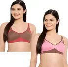 Cotton Blend Non Padded Bra for Women 