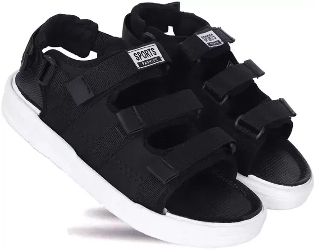 Sandals for Men, Black (8)
