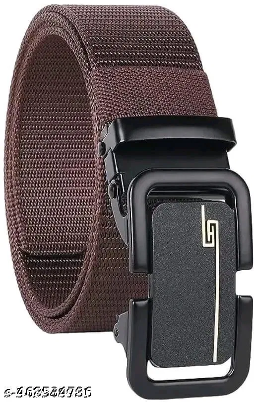Canvas Belt for Men (Multicolor, 32)