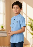 Embroidered Polycotton Polo for Boys 