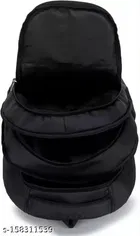 Nylon Backpack for Men & Women, Black