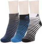 Cotton Socks for Men & Women (Multicolor, Set of 3)