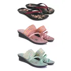 Flats with 2 Pairs Heels for Women 