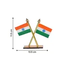 पिकफेस्ट भारतीय झंडा कार और डेस्क के लिए 1 का पैक