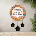 KC Arts Welcome to Sweet Home Wall hanging 9x9inch