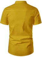 Cotton Half Sleeves Short Kurta for Men 