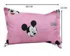 Grover Mickey Pillow Covers Pack of 4 Pink Mickey