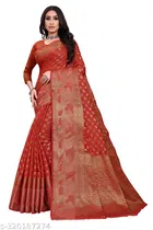 Chanderi Cotton Zari Woven Saree for Women 
