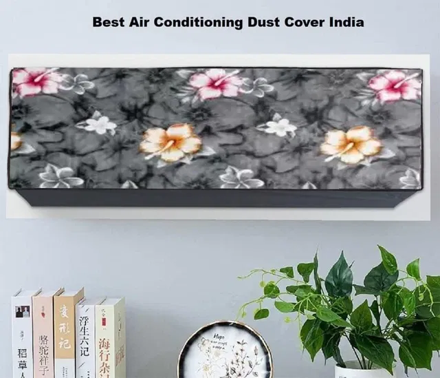 PVC Printed AC Cover (Multicolor, 1.5 Ton)