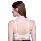 Cotton Blend Solid Front Open Bras for Women 