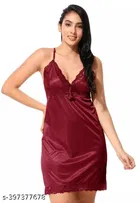 Satin Nightdress Set for Women 