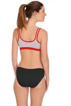 Pibu वीमेन कॉटन ब्रा पैंटी सेट 