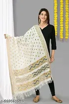 Jacquard Printed Dupatta for Women 