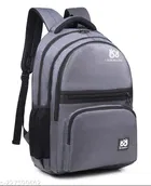 Nylon Backpack for Men & Women, Grey