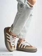 Shoetopia Girls Sneakers Brown 