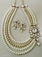 Amazing Traditional Jewellery Set for Women, White