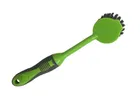 Plastic Heavy Duty Kitchen Scrub Brush with Rubber Grip 