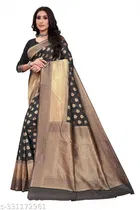 Chanderi Cotton Zari Woven Saree for Women 