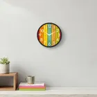 CAPIO Plastic Wall Clock, Multicolor, 25x25 cm