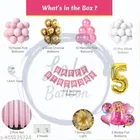 47 Pcs 5th Birthday Decoration Kit, Multicolour, Set of 1