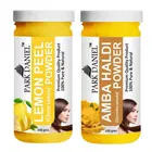 Park Daniel 100% Pure & Natural Lemon Peel Powder & Amba Haldi Powder 