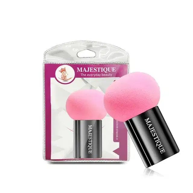 Majestique Mushroom Facial Sponge Foundation,Powder Puff (B-50)