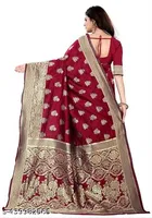 Art Silk Zari Woven Saree for Women 