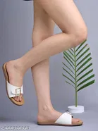 Solid Synthetic Flat Girls Sandals 