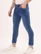 Regular Fit Solid Jeans for Men 