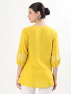 Casual Regular Sleeves Embroidered Short Kurti 