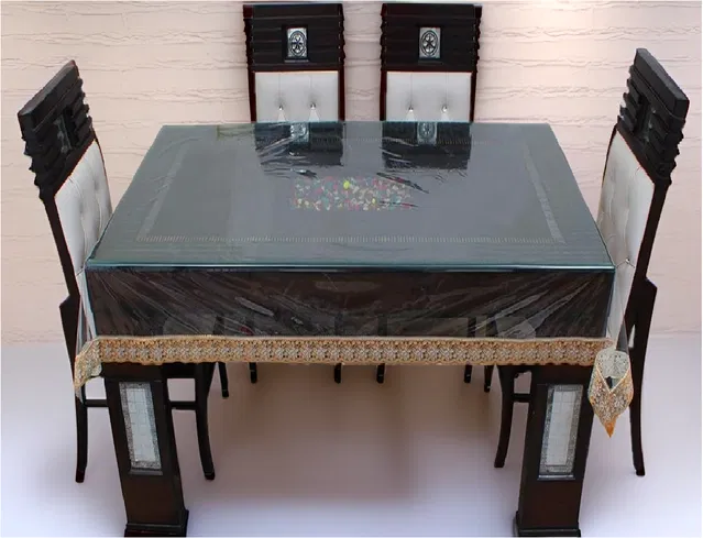 PVC Table Cover (Multicolor, 40x60 Inches)
